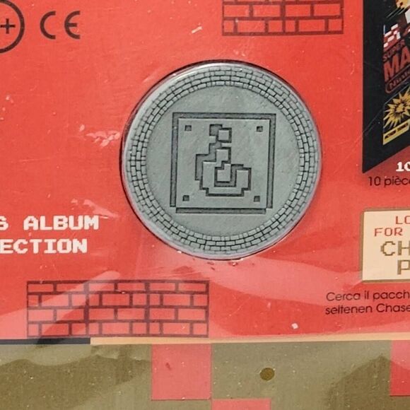Super Mario Bros Coin Collectors Album ThinkGeek Holds 10 Collectible Coins NES - Picture 4 of 5